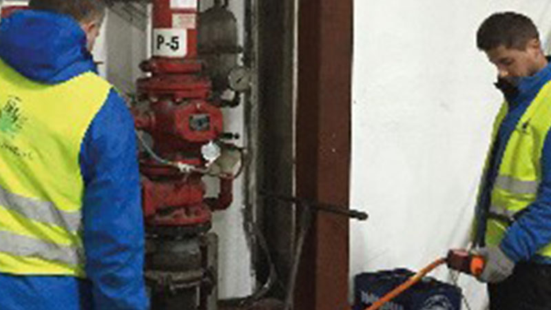 Revisión del contador de Bomba Jockey